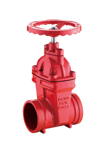 消防暗杆闸阀（沟槽式)ZSZF8-Q-150-16